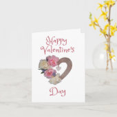 愛する人のためのバレンタインデーのカード カード (黄色い花)