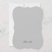 愛する人のための上品な詩のグリーティングカード (裏面)