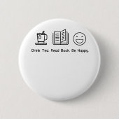 愛する人のための完璧な読贈り物 缶バッジ (正面)