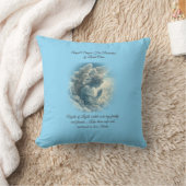 愛する人の保護のために天使祈りの言葉 クッション (ブランケット)