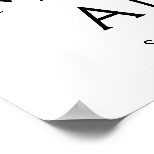 愛する人の思い出の写真 ウェルカムサイン ポスター (角)