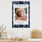 愛する人の思い出の写真 ローズ ウェルカムサイン ポスター (キッチン)