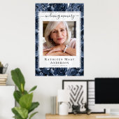 愛する人の思い出の写真 ローズ ウェルカムサイン ポスター (ホームオフィス)