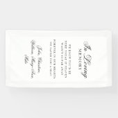 "愛する人の思い出" クラシックな結婚式の追悼 横断幕 (横)