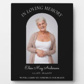 愛する人の思い出　シンプルでエレガントなメモリアルフォト フォトプラーク (正面)