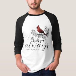 愛する人の思い出: 赤いカーディナル Tシャツ