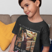 愛する人の思い出 | 5枚のフォトコラージュ | 追悼 Tシャツ