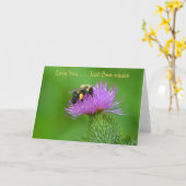 愛する人の目的 カード (黄色い花)