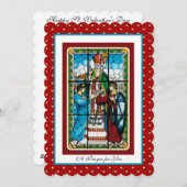 愛する人の聖バレンタインデンのパトロン詩宗教的な方法 シーズンカード (正面/裏面)