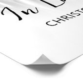 愛する人の記憶にとどまる写真記念葬儀 ポスター (角)