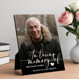 愛する人の記憶に写真と書道 フォトプラーク