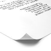 愛する人の記憶に捧ぐ ウェディングメモリアルテーブルサイン ポスター (角)