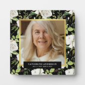 愛する人の記憶に捧げるエレガントな写真 フォトプラーク (正面)