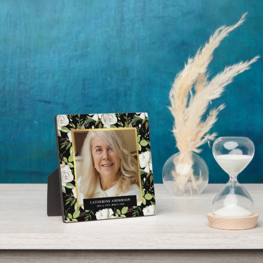 愛する人の記憶に捧げるエレガントな写真 フォトプラーク (インサイチュ)