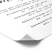 愛する人の記憶に捧げる タイポグラフィ ウェディング サイン 記念 (角)