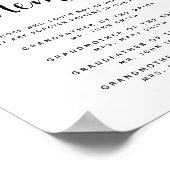 愛する人の記憶に捧げる タイポグラフィ ウェディング サイン 追悼 (角)