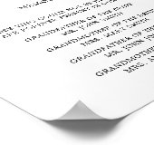 愛する人の記憶に捧げる タイポグラフィ ウェディング サイン 追悼 (角)