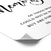 愛する人の記憶に捧げる タイポグラフィ ウェディング サイン 追悼 (角)