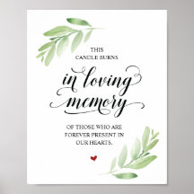 愛する人の記憶に灯るキャンドル 追悼プレート