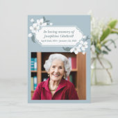 愛する人の記憶に美しい写真追悼式 カード (スタンド正面)