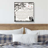 愛する人の記憶に/夫 キャンバスプリント (インサイチュ (寝室))