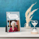 愛する人の記憶に 美しい追悼式 フォト フォトプラーク (側面)