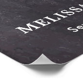 愛する人の記憶に 花の写真による追悼 ポスター (角)