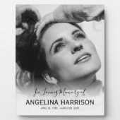 愛する人の記憶に | 追悼写真 フォトプラーク (正面)