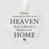 愛する人の記憶に 크리스마스 사진 オーナメント (裏面)