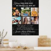 愛する人の記憶に | 6枚の写真の コラージュ葬儀 ポスター (キッチン)