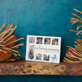 愛する人の記憶のフォトコラージュ蝶の記念品 フォトプラーク (側面)