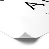 愛する人の記憶の写真 ウェルカムサイン ポスター (角)