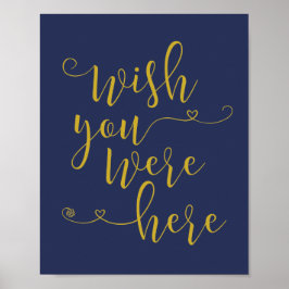 愛する人の記憶の看板 - ここにいてくれたらな (v8) ポスター