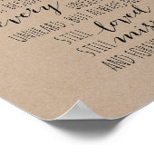 愛する人の記憶の看板 - 愛する人たちは決して消えない ポスター (角)