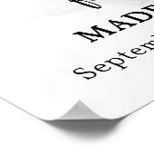 愛する人の記憶を写真コラージュで追悼する葬儀用ポスター ポスター (角)