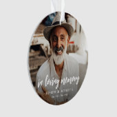 愛する人の記憶を胸に刻むクリスマスオーナメント オーナメント (正面)