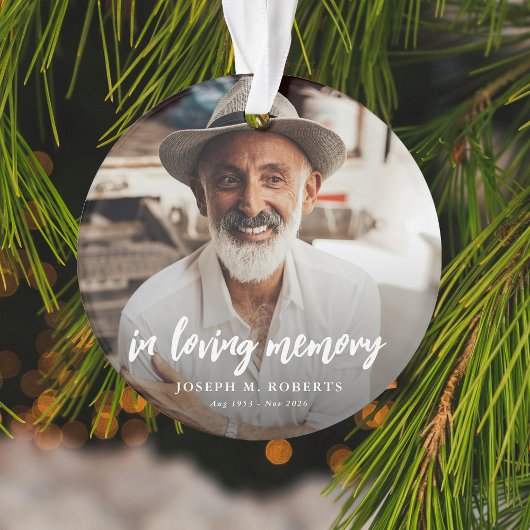 愛する人の記憶を胸に刻むクリスマスオーナメント オーナメント