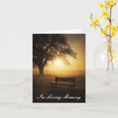 愛する人の記憶を胸に カード (黄色い花)