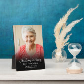 愛する人の記憶を胸に 永遠の記念品 フォトプラーク (側面)