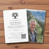 愛する人の記憶を込めたツリーポッド葬儀 招待状