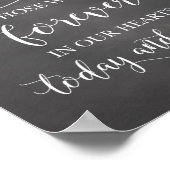 愛する人の記憶 追悼 結婚式 式次第 ポスター (角)