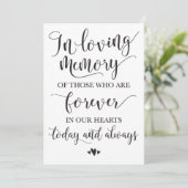 愛する人の記憶 追悼 結婚式 記念看板 (スタンド正面)