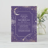 愛する人の追悼 星空の葬儀式案内 招待状 (スタンド正面)