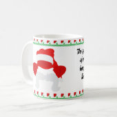 愛する人はクリスマス賛美を過ごす。 コーヒーマグカップ (正面左)