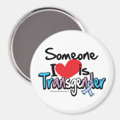 愛する人はトランスジェンダー マグネット (正面/裏面)
