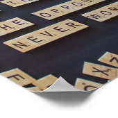 愛する人は物を使う前向き言葉 ポスター (角)