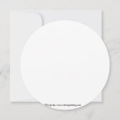 愛する人は私のもの、 私は愛する人のもの - ヘブライ語 招待状 (裏面)