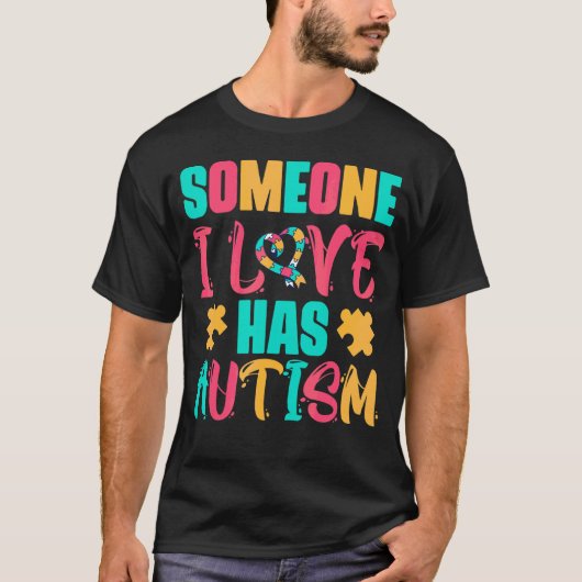 愛する人は自閉症だ Tシャツ (正面)
