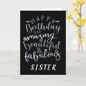 愛する人へのハッピーバースデー**SIS** カード (黄色い花)