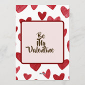 愛する人へのバレンタインカード シーズンカード (裏面)